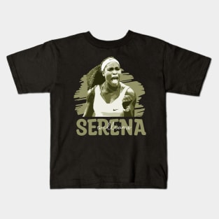 serena tennis williams Kids T-Shirt